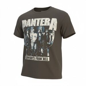 Pantera Cowboys From Hell 2025 Tour T-Shirt Mens Medium Charcoal Gray CFH Logo